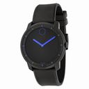 Movado Bold Black Dial Black Polyurethane Unisex Watch 3600191