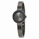 Movado Bold Crystal Marker Gunmetal Plated Bangle Ladies Watch 3600324