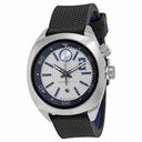 Movado Bold Derek Jeter Captain Series Silver and Blue Dial Black Silicone Men's Watch 3600264
