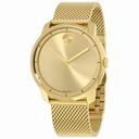 Movado Bold Gold Dial Gold Tone Mesh Men's Watch 3600373