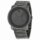 Movado Bold Grey Dial Grey Ion-Plated Stainless Steel Band and Case Unisex Quartz Watch 3600259