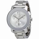 Movado Bold Silver Dial Chronograph Stainless Steel Watch 3600075