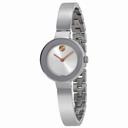 Movado Bold Silver Sunray Dial Stainless Steel Quartz Ladies Watch 3600284
