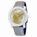 Movado Bold Yellow and Grey Watercolor Dial Ladies Watch 3600266