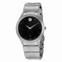 Movado Celo Black Dial Stainless Steel Men's Watch 0606839