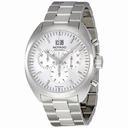 Movado Datron Chronograph Stainless Steel Silver Dial Men's Watch 0606477