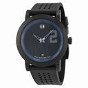 Movado Derek Jeter Captain Series Black Dial Black Rubber Men's Watch 0606892