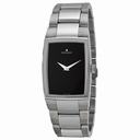 Movado Eliro Black Dial Stainless Steel Ladies Watch 0606662