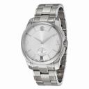 Movado LX Silver Dial Stainless Steel Men's Watch 0606627