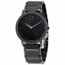 Movado Sapphire Black Dial Black PVD Stainless Steel Men's Watch 0606882