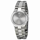 Movado Stainless Steel Grey Dial Ladies Watch 0606559