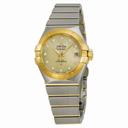 Omega Constellation Automatic Mother of Pearl Dial Stainless Steel 18kt Gold Ladies Watch 12320272057002
