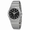 Omega Constellation Black Dial Stainless Steel Men's Watch 123.10.38.21.01.002