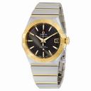 Omega Constellation Co-Axial Grey Dial Stainless Steel with Yellow Gold Men's Watch 12320382106001