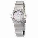 Omega Constellation Mother Of Pearl Dial Stainless Steel Quartz Ladies Watch 12310246055004
