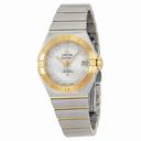 Omega Constellation Mother of Pearl Diamond Dial Steel and 18kt Yellow Gold Ladies Watch 12320272055002