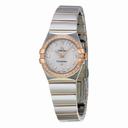 Omega Constellation Mother of Pearl Diamond Dial Steel and Rose Gold Ladies Watch 123.25.24.60.55.006