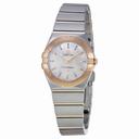 Omega Constellation Two Tone Rose Gold Ladies Watch 12320246005001