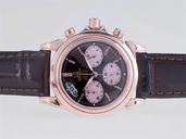 Omega De Ville CO-Axial Chronoscope 4850.50.31 Purple Crocodile Leather Strap 31mm Midsize Watch