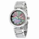 Omega De Ville Ladymatic Black Mother of Pearl Diamond Dial Automatic Ladies Watch 42530342057004