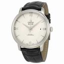 Omega De Ville Prestige Silver Dial Black Leather Men's Watch 424.13.40.20.02.001