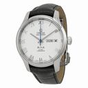 Omega De Ville White Dial Black Leather Automatic Men's Watch 43113412202001