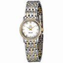 Omega DeVille Prestige Mother of Pearl Dial Steel and 18k Yellow Gold Ladies Watch 4375.71