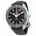 Omega Planet Ocean GMT Black Dial Rubber Strap Men's Watch 23232442201002