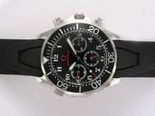 Omega Seamaster 300 M Chrono Diver 2894.52.91 Black Dial Round Black Rubber Strap Watch