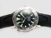 Omega Seamaster 300 M Diver Chronometer 2231.50.00 Round Black Stainless Steel Strap Midsize Watch