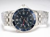 Omega Seamaster 300 M GMT 2535.80.00 Automatic Blue Dial Round Watch