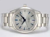 Omega Seamaster Aqua Terra Big Size Chronograph 2502.33.00 Stainless Steel Bezel White Dial Watch