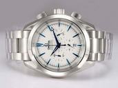 Omega Seamaster Aqua Terra Big Size Chronograph 2512.30.00 Round White Dial Watch