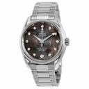 Omega Seamaster Aqua Terra Black Mother of Pearl Diamond Dial Stainless Steel Automatic Men's Watch 231.10.39.21.57.001
