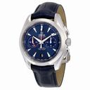Omega Seamaster Aqua Terra Blue Dial Blue Crocodile Leather Men's Watch 231.13.43.52.03.001