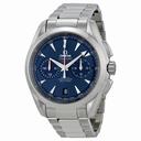 Omega Seamaster Aqua Terra Blue Dial Chronograph GMT Men's Watch 231.10.43.52.03.001