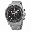 Omega Seamaster Diver Black Dial Chronograph Men's Watch 21230445201001