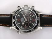 Omega Seamaster Planet Ocean Chrono 2910.51.82 Automatic 45mm Black Dial Watch