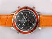 Omega Seamaster Planet Ocean Chrono 2918.50.83 45mm Midsize Watch