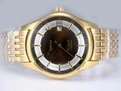 Omega Seamaster Planet Ocean Chrono 431.60.41.21.13.001 Round 18K Gold Case Midsize Watch