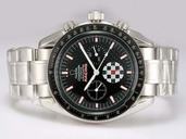 Omega Speedmaster Broad Arrow 3551.50.00 Black Dial Round Silver Stainless Steel Strap Watch