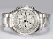 Omega Speedmaster Day-Date 3221.30.00 White Dial Stainless Steel Case 40mm Watch