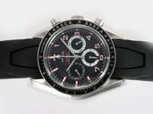 Omega Speedmaster Legend 321.32.44.50.01.001 Stainless Steel Bezel Black Rubber Strap Midsize Watch