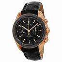 Omega Speedmaster Moonwatch Black Dial Chronograph 18kt Rose Gold Black Alligator Leather Men's Watch 311.63.44.51.01.001