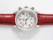 Omega Speedmaster Reduced 3834.79.40 White Dial Automatic Watch