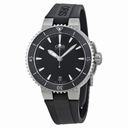 Oris Aquis Black Dial Black Ceramic Mid Size Watch 733-7652-4154RS