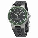 Oris Aquis Date Grey Dial Black Rubber Men's Watch 733-7653-4137RS