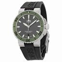 Oris Aquis Date Grey Dial Black Rubber Men's Watch 733-7653-4157RS