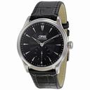 Oris Artelier Black Guilloche Dial Men's Watch 396-7580-4054LS