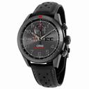 Oris Artix GT Audi Sport Chronograph Black Dial Black Leather Watch 778-7661-7784SET